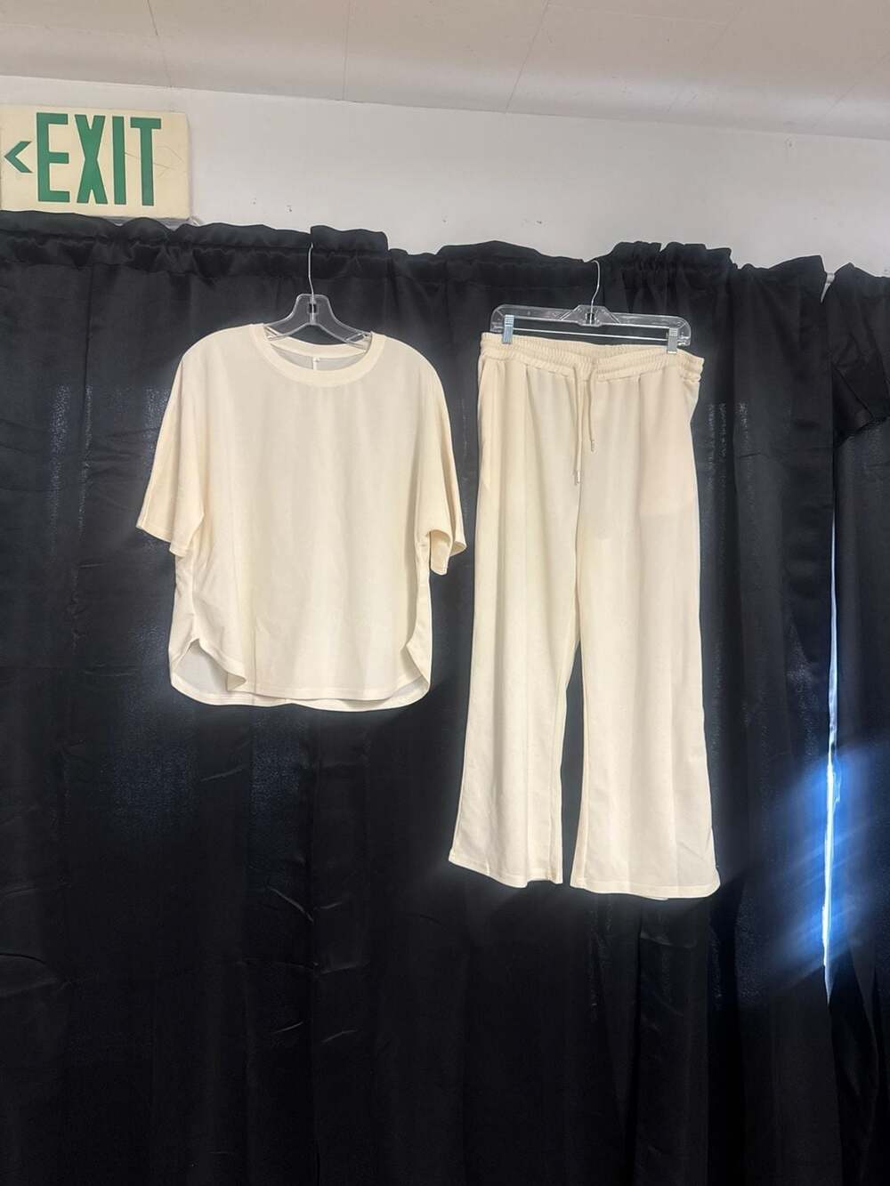 T-Shirt & Sweatpants White XXL